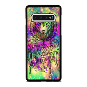 WHITE WOLF DREAMCATCHER TIE DIE Samsung Galaxy S10 Case Cover