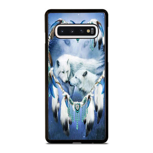 WHITE WOLF DREAMCATCHER Samsung Galaxy S10 Case Cover