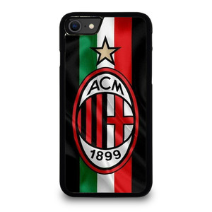 AC MILAN FOOTBALL TEAM FLAG iPhone SE 2020 Case Cover AC MILAN FOOTBALL TEAM FLAG iPhone SE 2020 Case Cover