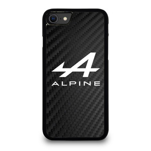 ALPINE LOGO CARBON iPhone SE 2020 Case Cover