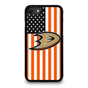 ANAHEIM DUCKS USA FLAG iPhone SE 2020 Case Cover