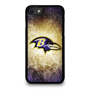 BALTIMORE RAVENS NFL METAL LOGO iPhone SE 2020 Case Cover