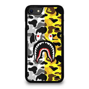 BAPE SHARK GREY YELLOW iPhone SE 2020 Case Cover BAPE SHARK GREY YELLOW iPhone SE 2020 Case Cover