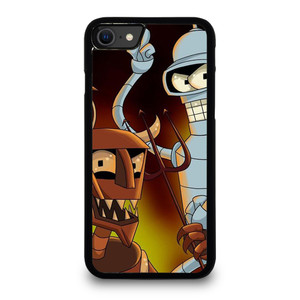 BENDER ROBOT DEVIL FUTURAMA CARTOON iPhone SE 2020 Case Cover