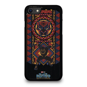 BLACK PANTHER ETHNIC PATTERN iPhone SE 2020 Case Cover