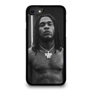 BURNA BOY RAPPER BLACK WHITE iPhone SE 2020 Case Cover