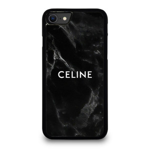 CELINE BLACK LOGO iPhone SE 2020 Case Cover CELINE BLACK LOGO iPhone SE 2020 Case Cover