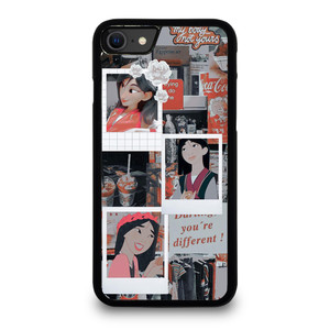 DISNEY PRINCESS MULAN AESTHETIC COLLAGE iPhone SE 2020 Case Cover