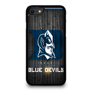 DUKE BLUE DEVILS BASKETBALL WOODEN LOGO iPhone SE 2020 Case Cover