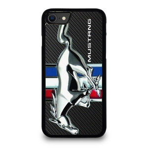 FORD MUSTANG METAL CARBON EMBLEM iPhone SE 2020 Case Cover FORD MUSTANG METAL CARBON EMBLEM iPhone SE 2020 Case Cover
