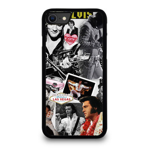KING OF ROCK ELVIS PRESLEY COLLAGE iPhone SE 2020 Case Cover