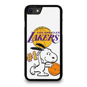 LOS ANGELES LAKERS SNOOPY BASKETBALL iPhone SE 2020 Case Cover