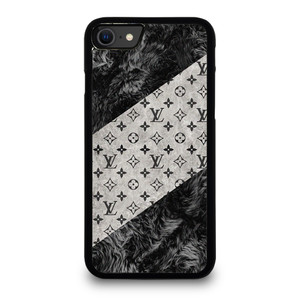 LOUIS VUITTON BLACK FURRY iPhone SE 2020 Case Cover LOUIS VUITTON BLACK FURRY iPhone SE 2020 Case Cover