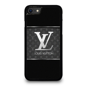 LOUIS VUITTON LV BLACK LOGO iPhone SE 2020 Case Cover