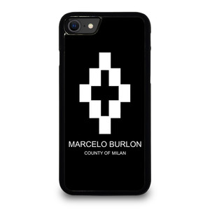 MARCELO BURLON MILAN LOGO iPhone SE 2020 Case Cover