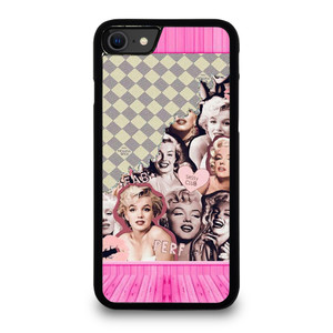 MARILYN MONROE PINK COLLAGE iPhone SE 2020 Case Cover