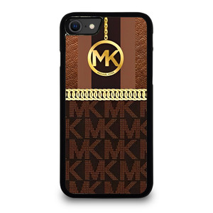 MICHAEL KORS LEATHER PATTERN iPhone SE 2020 Case Cover