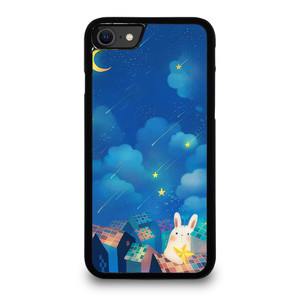 MOON BUNNY CUTE iPhone SE 2020 Case Cover