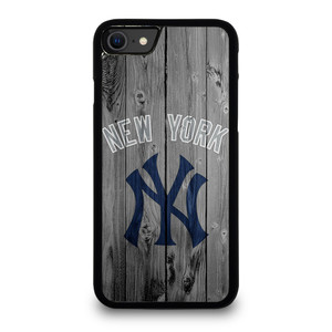 NEW YORK YANKEES WOODEN LOGO iPhone SE 2020 Case Cover
