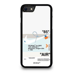 NIKE AIR JORDAN OFF WHITE iPhone SE 2020 Case Cover