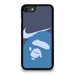 NIKE X BAPE BLUE LOGO iPhone SE 2020 Case Cover