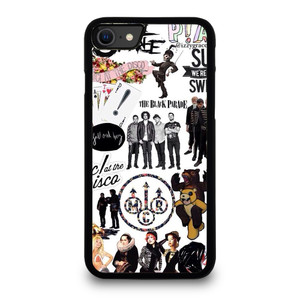 POP PUNK ROCK BAND COLLAGE iPhone SE 2020 Case Cover