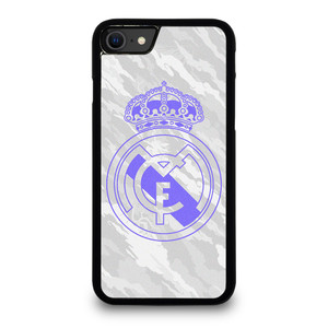 REAL MADRID MARBLE LOGO iPhone SE 2020 Case Cover