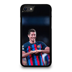 ROBERT LEWANDOWSKI BARCELONA iPhone SE 2020 Case Cover