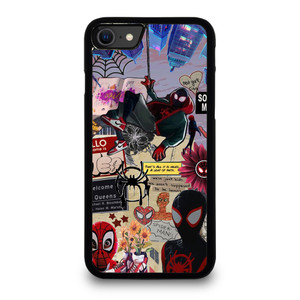 SPIDERMAN INTO THE SPIDER VERSE COLLAGE iPhone SE 2020 Case Cover