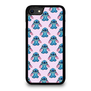 STITCH CARTOON PINK PATTERN iPhone SE 2020 Case Cover