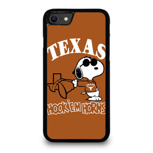 TEXAS LONGHORNS SNOOPY CARTOON iPhone SE 2020 Case Cover