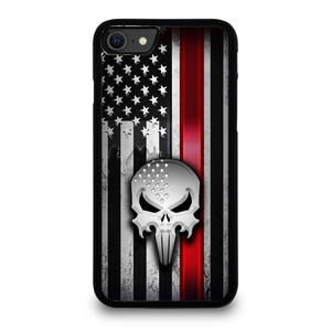 THE PUNISHER AMERICAN FLAG METAL iPhone SE 2020 Case Cover THE PUNISHER AMERICAN FLAG METAL iPhone SE 2020 Case Cover