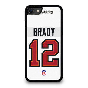 TOM BRADY TAMPA BAY BUCCANEERS WHITE KIT iPhone SE 2020 Case Cover