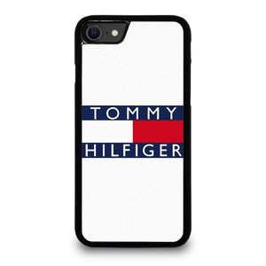 TOMMY HILFIGER WHITE LOGO iPhone SE 2020 Case Cover