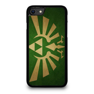 TRIFORCE LEGEND OF ZELDA GREEN LOGO iPhone SE 2020 Case Cover