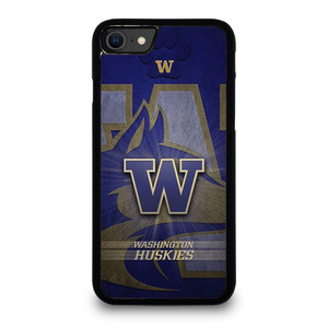 WASHINGTON HUSKIES LOGO METAL iPhone SE 2020 Case Cover