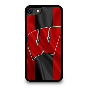 WISCONSIN BADGERS FLAG iPhone SE 2020 Case Cover