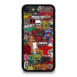 WWE WRESTLING SHIELD SYMBOL COLLAGE iPhone SE 2020 Case Cover