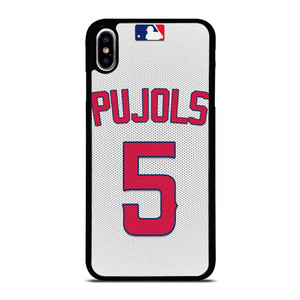 ALBERT PUJOLS SAINT LOUIS CARDINALS BASEBALL iPhone XS Max Case Cover ALBERT PUJOLS SAINT LOUIS CARDINALS BASEBALL iPhone XS Max Case Cover