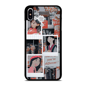 DISNEY PRINCESS MULAN AESTHETIC COLLAGE iPhone XS Max Case Cover