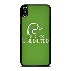 DUCKS UNLIMITED GREEN LOGO iPhone XS Max Case Cover