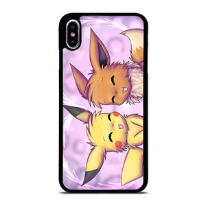 EEVEE PIKACHU POKEMON GAMES iPhone XS Max Case Cover EEVEE PIKACHU POKEMON GAMES iPhone XS Max Case Cover