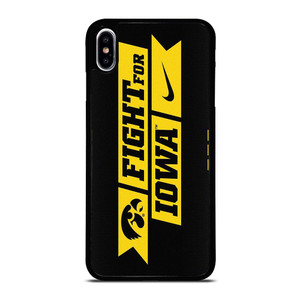 FIGHT FOR IOWA HAWKEYES NIKE FOOTBALL iPhone XS Max Case Cover