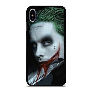 JOKER JARED LETO SCARY KNIFE iPhone XS Max Case Cover