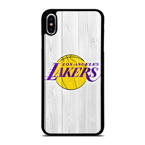 LOS ANGELES LAKERS WHITE WOOD iPhone XS Max Case Cover