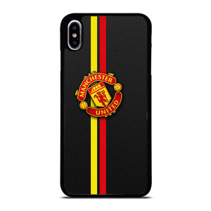 MANCHESTER UNITED STRIPE LOGO iPhone XS Max Case Cover