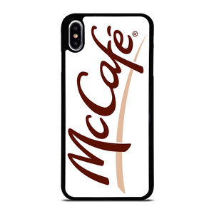 MCDONALD MCCAFE LOGO WHITE iPhone XS Max Case Cover