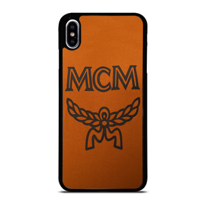 MCM WORLDWIDE SUEDE LOGO iPhone XS Max Case Cover