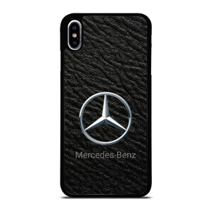 MERCEDES BENZ LEATHER EMBLEM iPhone XS Max Case Cover MERCEDES BENZ LEATHER EMBLEM iPhone XS Max Case Cover