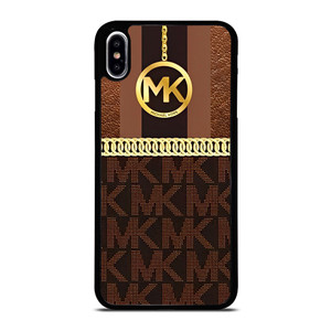 MICHAEL KORS LEATHER PATTERN iPhone XS Max Case Cover